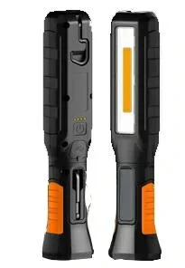 Lámpara de trabajo recargable, KT HC, modelo COB LED 700lm, ideal para talleres y automoción, función powerbank, imán de sujeción y gancho giratorio incluidos