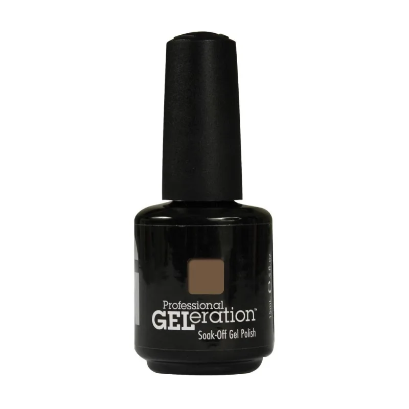 Jessica Geleration Colours Semi-Permanent Nail Polish Gel-660 Buck Naked, Esmalte de Uñas Semi-permanente, 15 ml, Brillante y Duradero