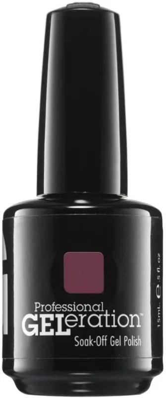Jessica Geleration Colours, Esmalte Semi-Permanente de Gel, Tono Mauve-lous Nights, 15ml, Para Profesionales, Uso con Lámpara LED