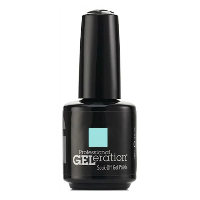 Jessica Geleration Colours, Esmalte Semi-Permanente de Gel, Tono Cool in the Pool, 15ml, Para Profesionales, Uso con Lámpara LED