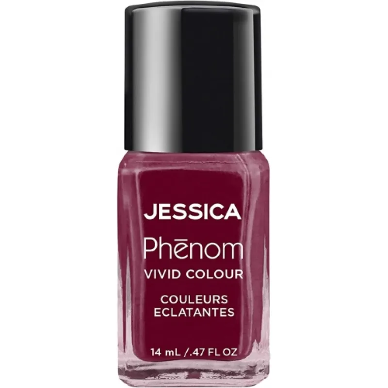 Esmalte de uñas Jessica Phenom Vivid Colour / Color Phen-061 Mystery Date / Brillo intenso, secado rápido, alta duración, acabado profesional, 14 ml