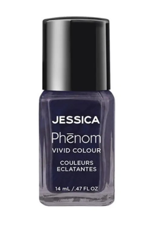 Esmalte de uñas Jessica Phenom Vivid Colour / Color Star Sapphire / Alta pigmentación y brillo intenso / Secado rápido / 14 ml / Duradero y fácil de aplicar