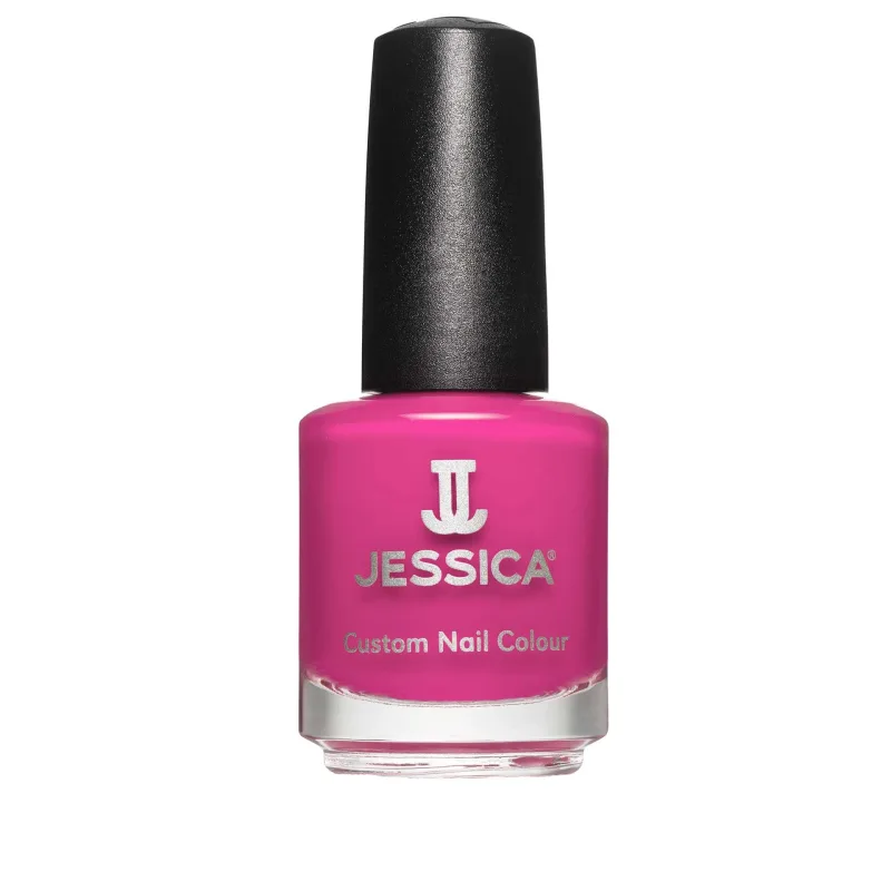 Esmalte de uñas Jessica Custom Colors tono Be Happy color vibrante fórmula duradera acabado brillante ideal para manicuras profesionales y uso diario 14.8 ml