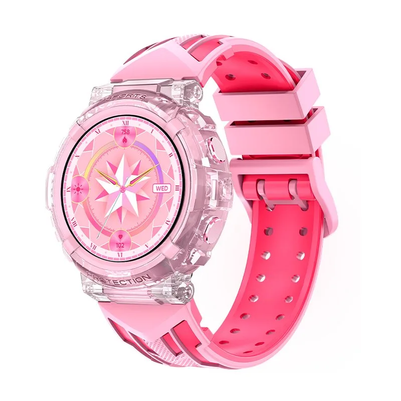 Cool smartwatch clever silicona rosa (llamadas, salud, deporte)