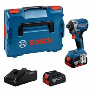 Bosch Professional 18V System atornillador de impacto a batería GDR 18V-215 (incl. 2 baterías GBA 18V 4.0Ah, cargador GAL 18V-40, L-BOXX)
