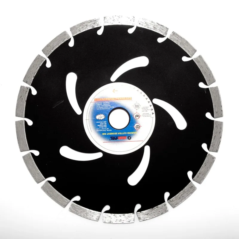 Disco de corte de diamante (para amoladora angular (Diámetro de 230 mm, 22.2 mm hormigón Turbo