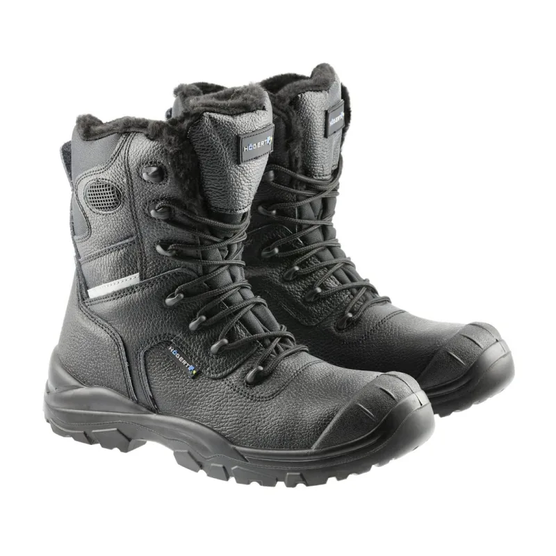 Botines de trabajo Hogert Technik Wetter S3 SRC, invierno, aislantes, talla 42, protección y confort en condiciones extremas.
