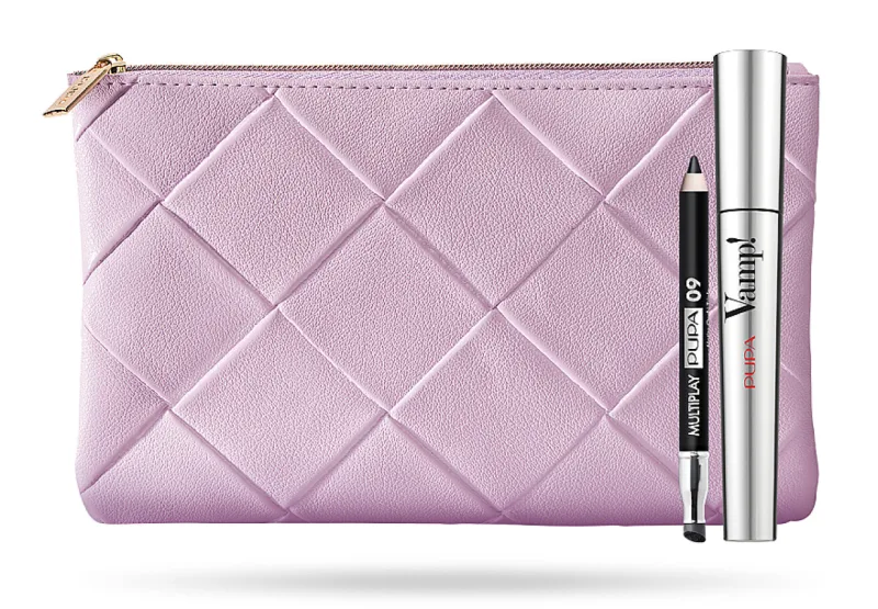 Pupa WLP-31941 Set Vamp! Máscara Extra Volumen 100 Black 9 ml + Multiplay Sombra & Eyeliner 2 en 1 09 Deep Black 1.2 g - Sin Parabenos