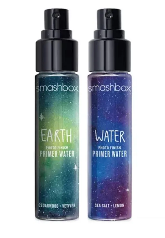Set Duo Smashbox Cosmic Celebration Earth & Water, Primer Líquido, Cedarwood y Vetiver, Sea Salt y Lemon, Cruelty-Free, Vegan, 30 ml cada uno