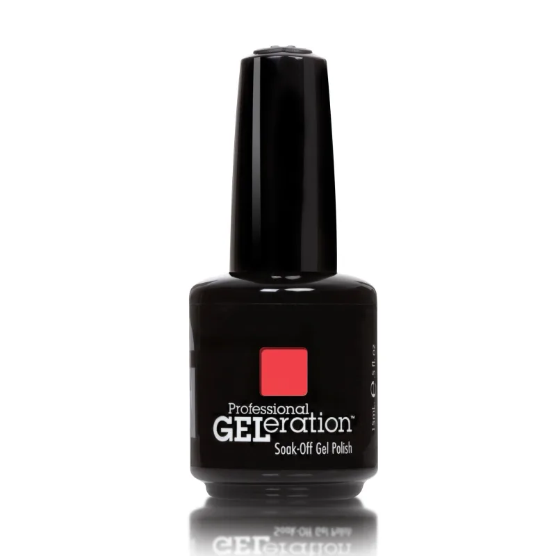 Jessica Geleration Colours, Esmalte Semi-Permanente de Gel, Tono Sensual, Rápido y Brillante, 15ml