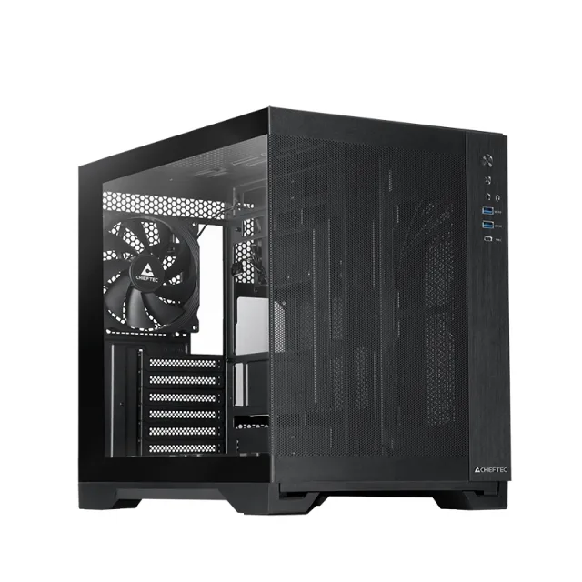 Chieftec mATX Gehäuse GM-30B-M-OP, black Cubo Negro