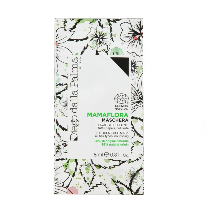 Diego Dalla Palma Mama Flora Set de Mascarillas para el Cabello, 15 Piezas de 8ml, Tratamiento Nutritivo Sin Siliconas
