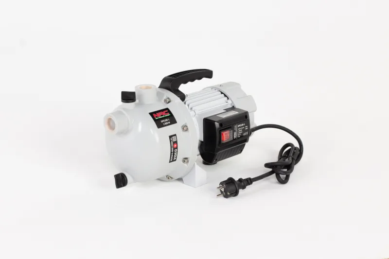 Pompa de jardín NAC 1000W 4400 l/h, ideal para riego y drenaje, con alto caudal y eficiencia para uso doméstico y agrícola.