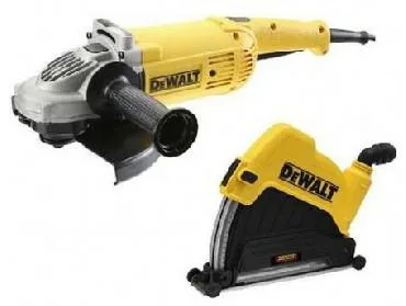 DEWALT DWE492GK-QS - lijadora angular de 230 mm, 2200 W + cúpula + disco diamantado