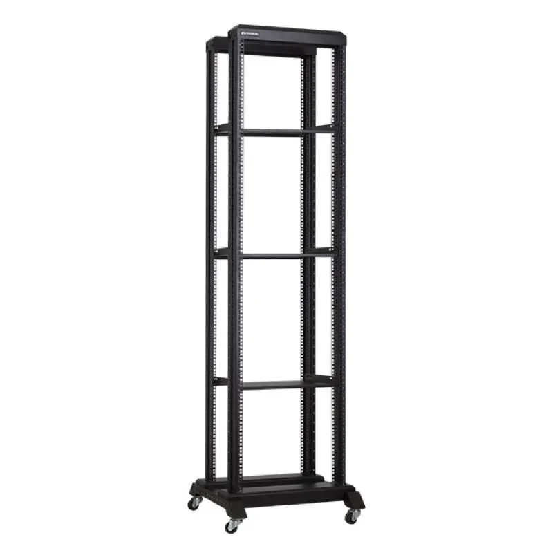 MicroConnect Spain DRB42-66-A - Bastidor de Laboratorio (42U, Ancho 600 mm x 600 de Fondo), Color Negro