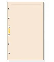 C343-REC.LISO CREMA 603 79X127X5 MM 40 GR