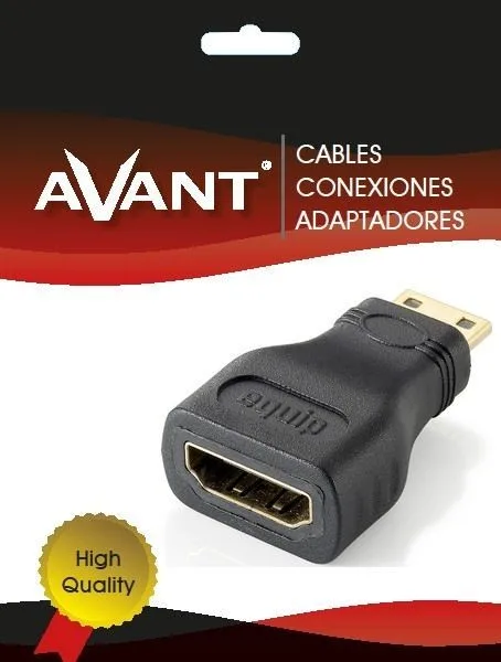 Avant Adaptador de HDMI a Mini HDMI, Bolsa de 10 Unidades.