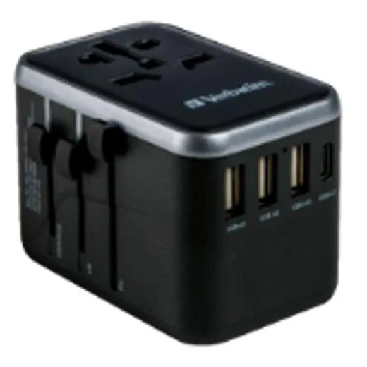 Verbatim 49545 adaptador de enchufe eléctrico Universal