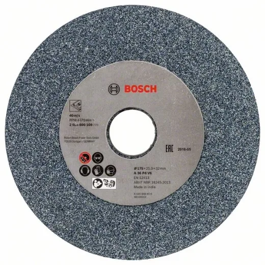 Bosch 2 608 600 109 - Disco de amolar para esmeriladoras dobles - 175 mm, 32 mm, 36 (pack de 1)