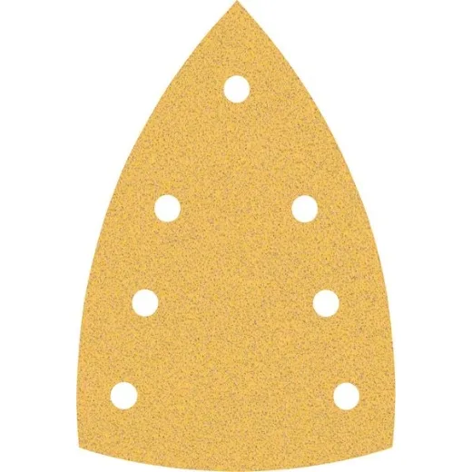 Bosch 50 hojas de lija Expert C470 con 7 agujeros (para pintura sobre madera, madera dura, diámetro de 100 x 150 mm, grano 80, accesorio profesional)