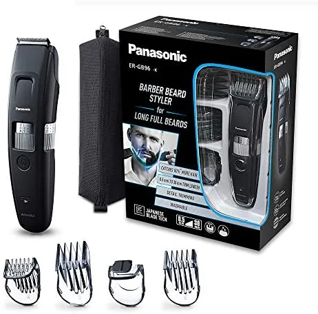 Panasonic ER-GB96 AC/Baterry 58 3 cm Negro, Plata
