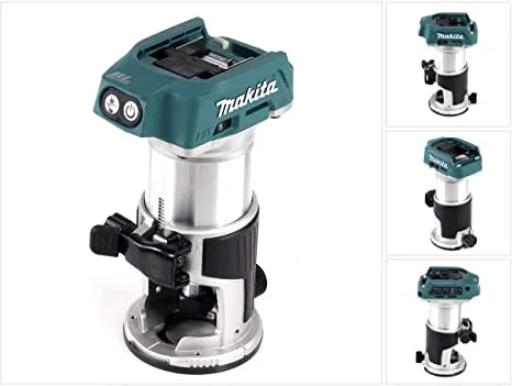 Makita DRT50Z - Fresadora multifunción a batería, 18 V, sin batería, sin cargador