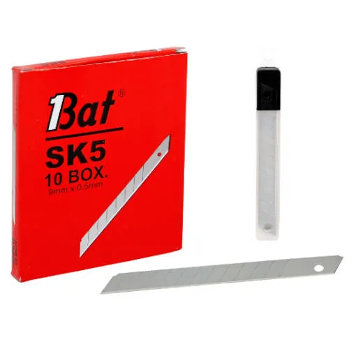 Blister 10 cuchillas estrechas de 9 mm. alta calidad bismark 319183