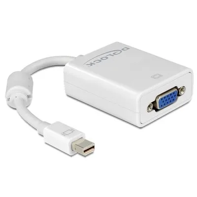 DeLOCK Adapter mini Displayport / VGA FM 0,18 m VGA (D-Sub) Blanco