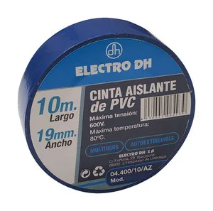 Cinta Aislante PVC 10mx19mm AZUL