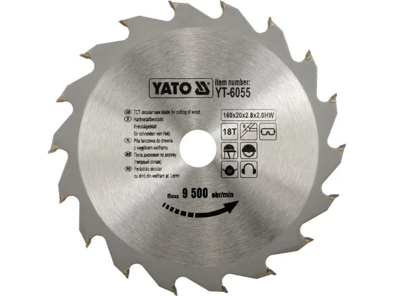 Yato YT-6055 hoja de sierra circular 1 pieza(s)