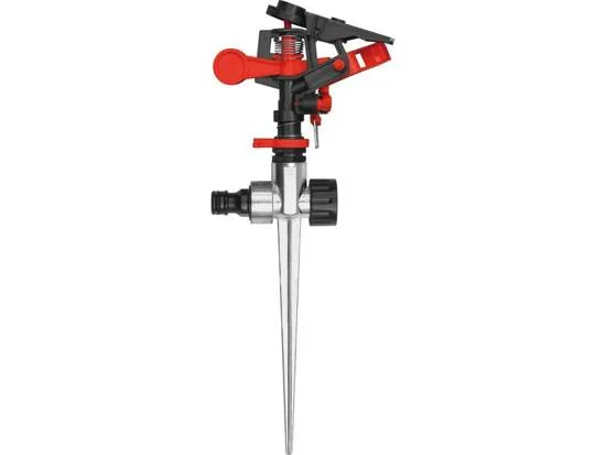 Yato YT-8985 rociador de agua Rociador de agua giratorio Acrilonitrilo butadieno estireno (ABS), Metal Negro, Naranja, Plata