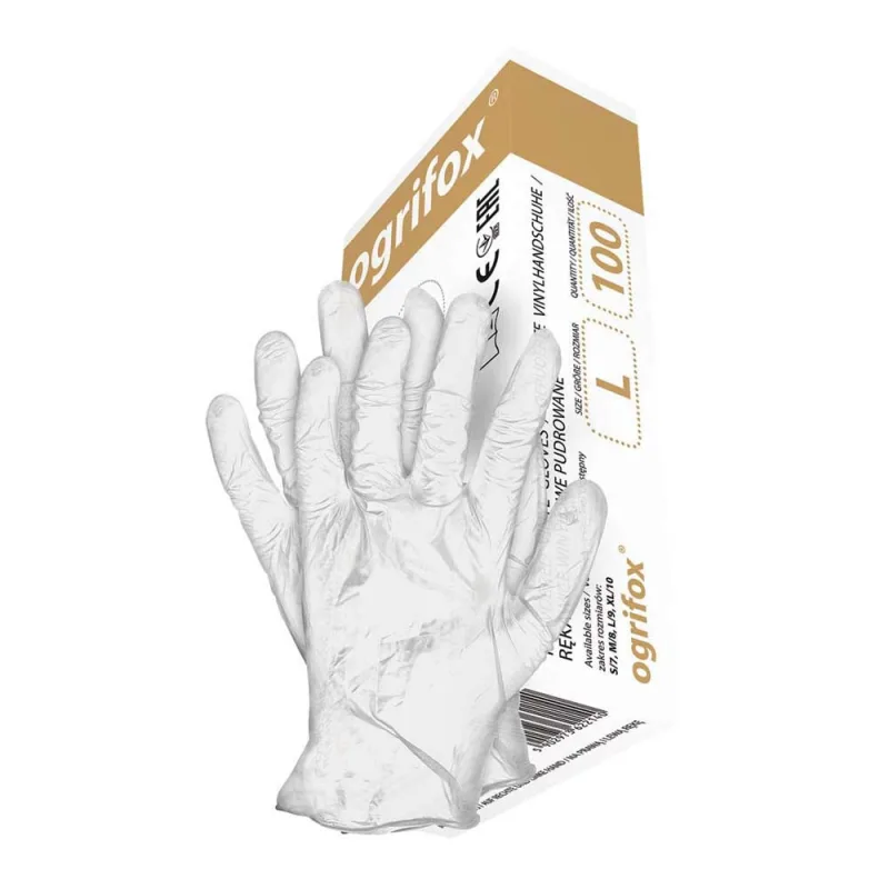 Ogrifox OX-Vin_Ws Guantes de protección, Ox.12.358 VIN, color blanco, tamaño