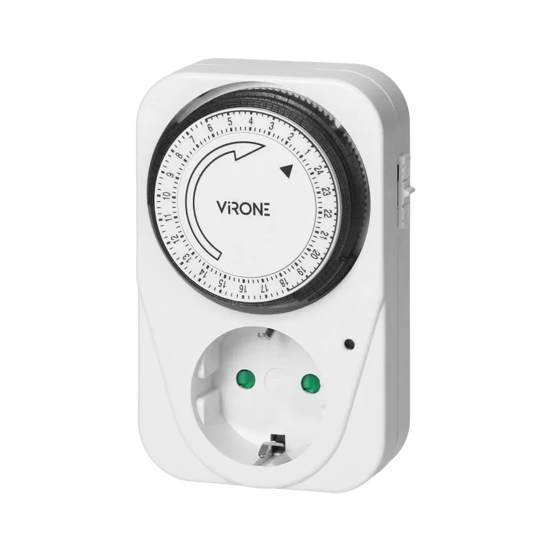 Virone MT-1(GS) Temporizador Enchufe de 15 Minutos - Máx. 3500 W Schuko