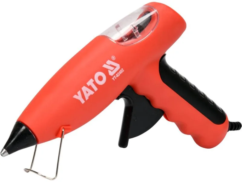 Yato YT-82402 pistola y lápiz de silicona caliente Pistola de cola termofusible Rojo 80 W