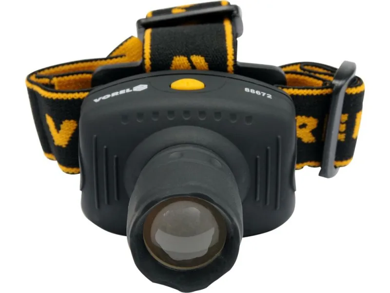 VOREL 88672 - lámpara de cabeza liderado 1led / 1w 3-funciones