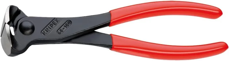 KNIPEX Alicate de corte frontal recubiertos de plástico 180 mm, 68 01 180