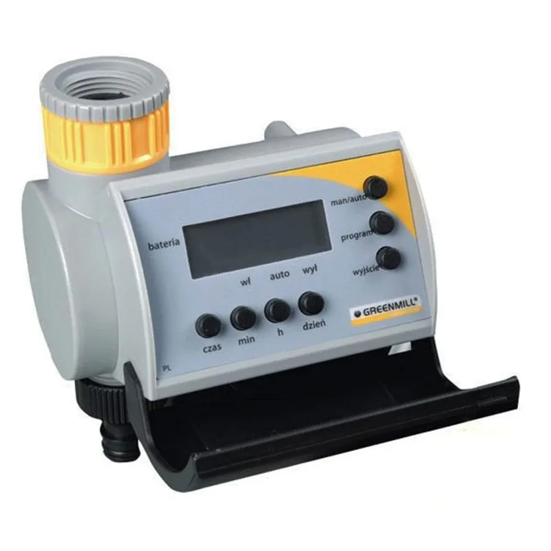 Greenmill GB6980C - Programador de riego (9 V CC, 3/4" y 1")