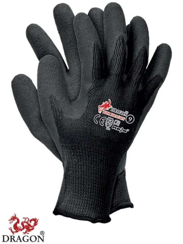 12 pares Guantes de trabajo Guantes montaje Guantes Guantes de punto Ware, revestimiento protector (Talla 9