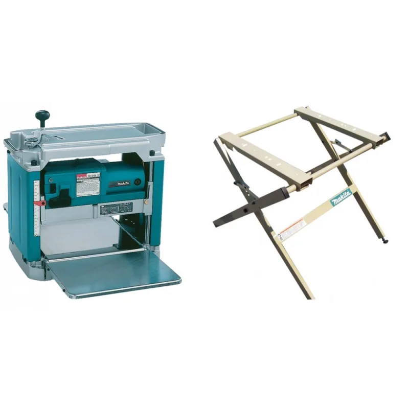 Makita.strugarka grubościowa 2012nbx 3-155mm + stół stacjonarny ...