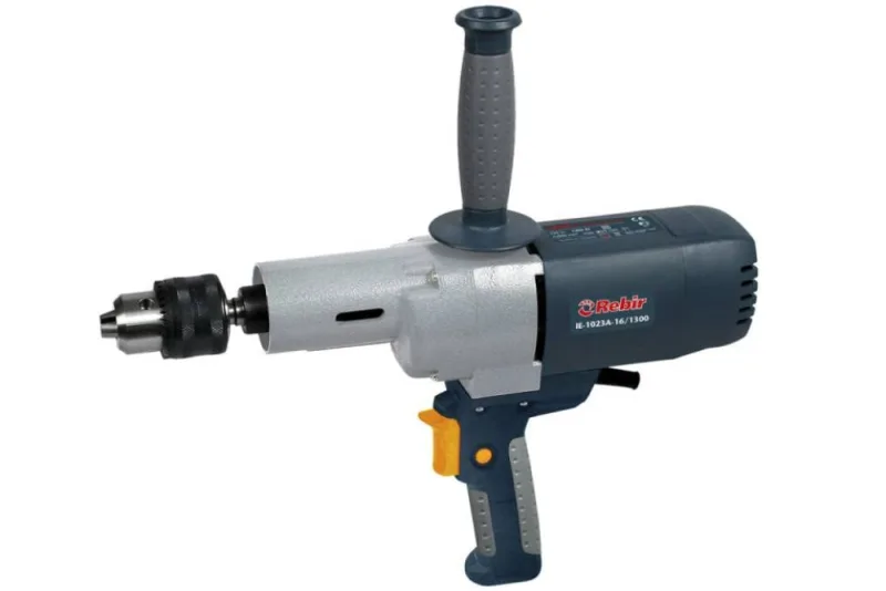 Taladro Rebir 1300W IE-1023A, sin percusión, de velocidad baja, ideal para perforación en metal y madera