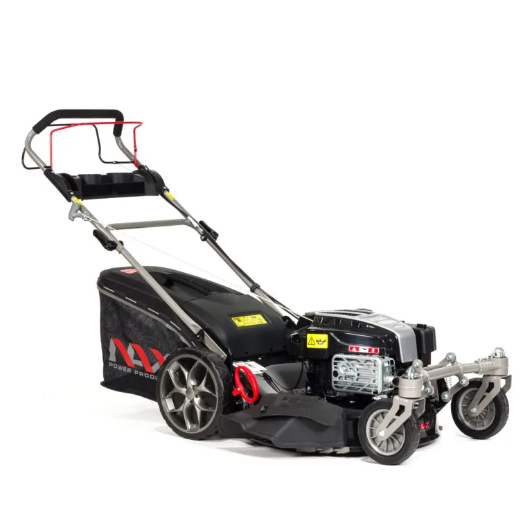 NAX POWER PRODUCTS Motor Briggs & Stratton 5000S Serie 875Exi 190 cm3 ReadyStart Ancho de corte 56 cm Cesta 75L Ruedas giratorias delanteras Cortacéspedes de tracción de gasolina