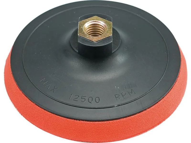 VOREL 08318 - disco de goma para amoladora angular con velcro 125mm