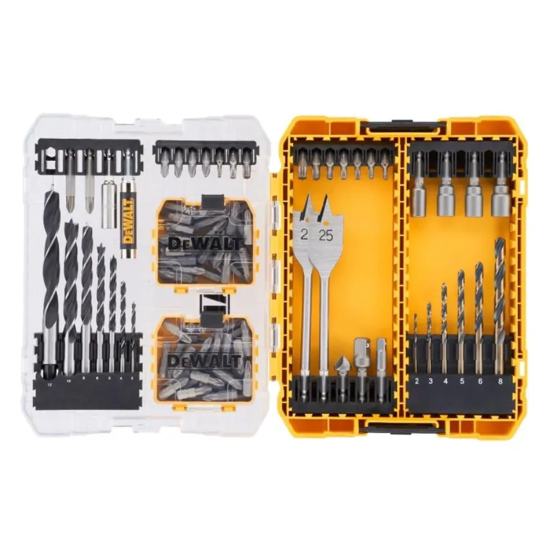 DEWALT Juego de 100 Piezas de Accesorios y Brocas para Taladro Atornillador, DT70784-QZ