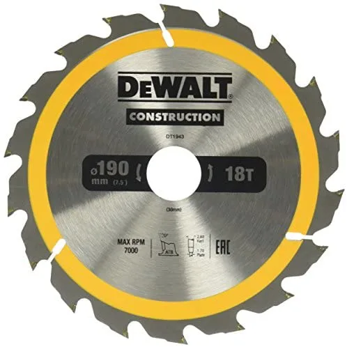 DeWALT DT1943-QZ hoja de sierra circular 1 pieza(s)
