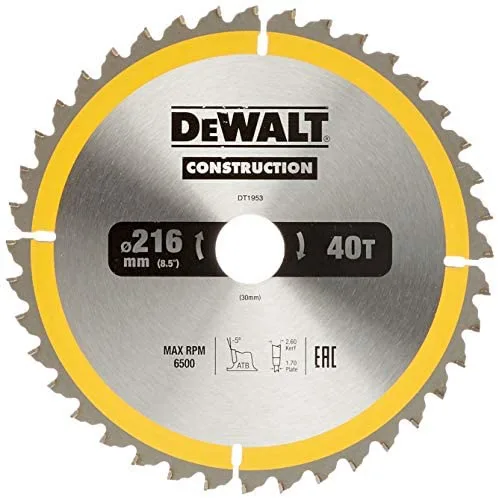 DeWALT DT1953-QZ hoja de sierra circular 1 pieza(s)