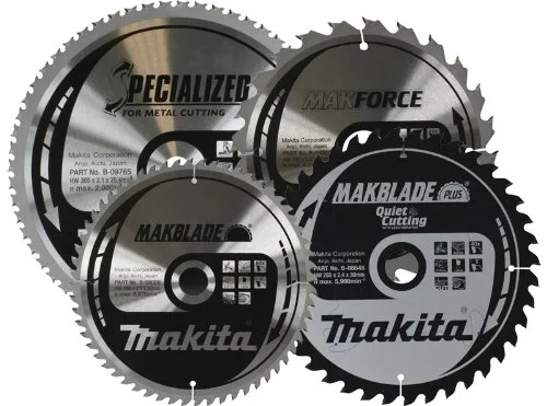 Makita Hoja de Sierra Circular TCT B-08866 TSF350100GL 3.0, herramienta de precisión para cortes en diversos materiales, diseño resistente, tecnología avanzada, color multicolor.