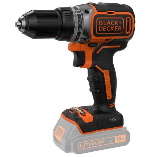 Black & Decker BL186N 1650 RPM Sin llave Negro, Naranja