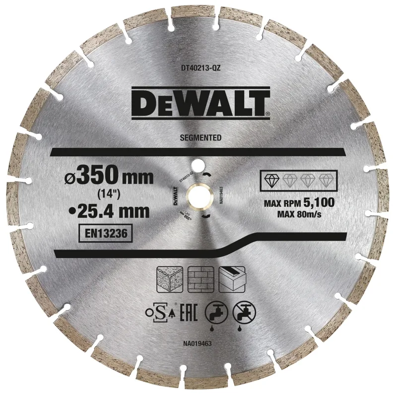DeWalt dt40213 Diamante Eco1 universal 350 mm, 6 unidades)
