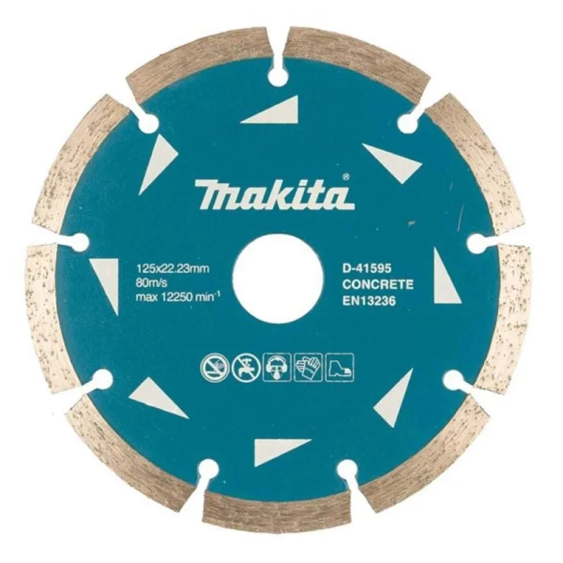 Makita d-41595 - 10 seg BLD de diamante 125 x 22,23 10P, multicolor