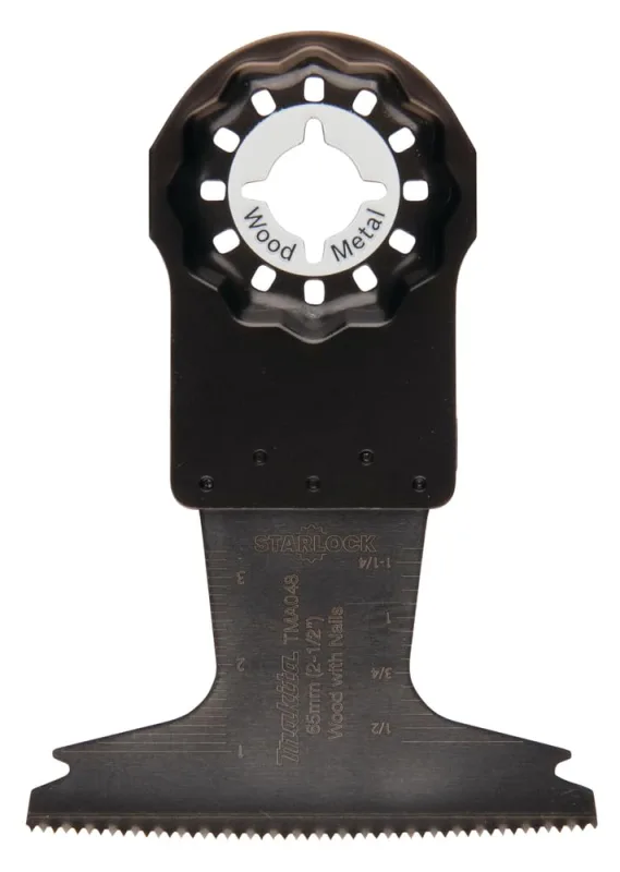 Makita B-64820, hoja de sierra de calar, marquetería y recíproca bimetálica, 4 cm, 1 pieza, ideal para cortes precisos, alta durabilidad y resistencia